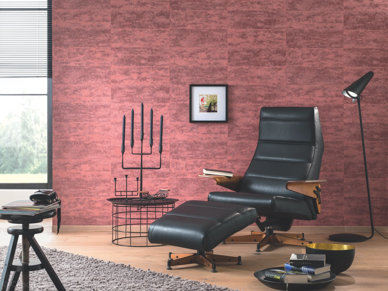 Toni´s Farbenspiel Malermeister - Malermeister - Zimmer mit Arte Stellar Wandverkleidung.